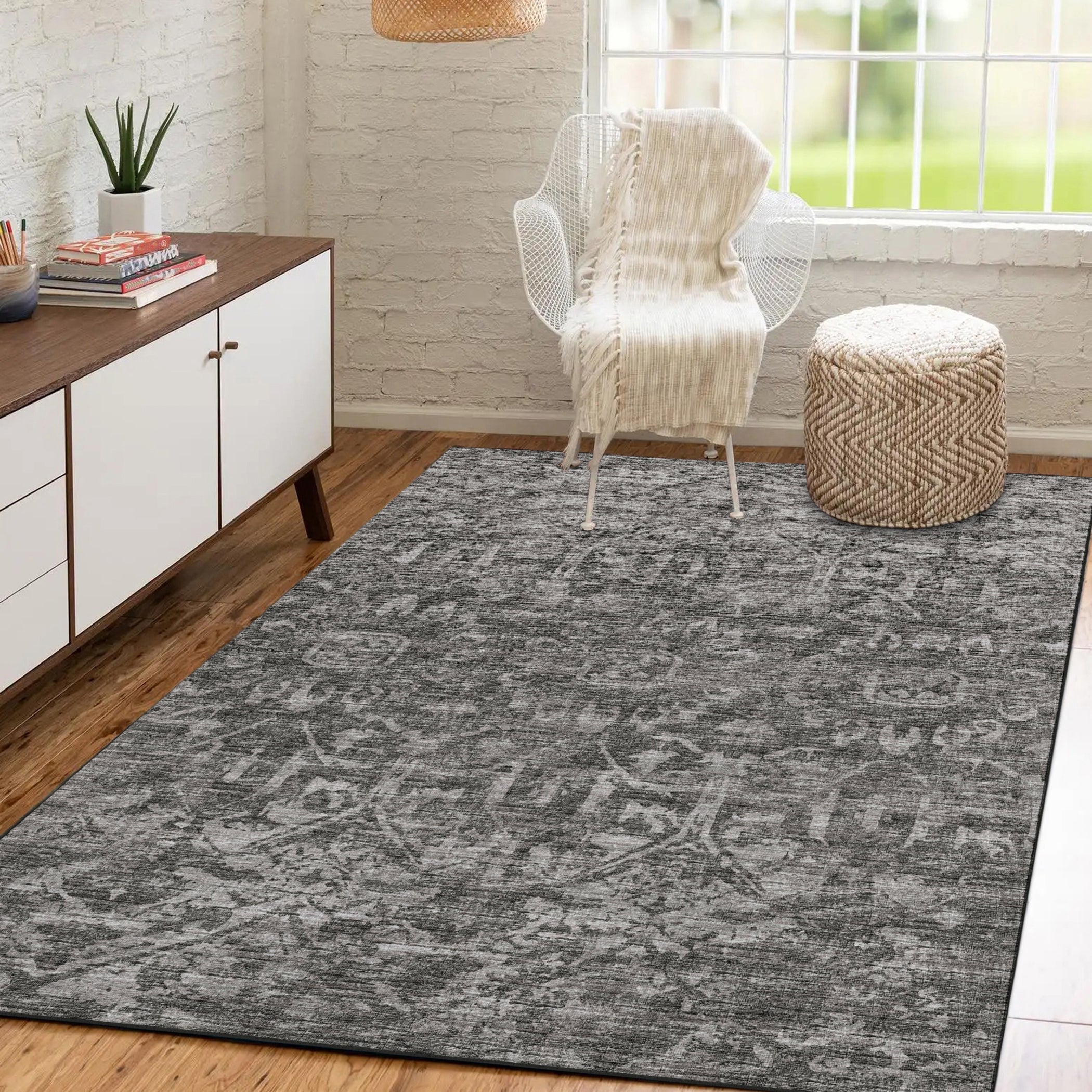 Aberdeen AB1 Graphite Rug