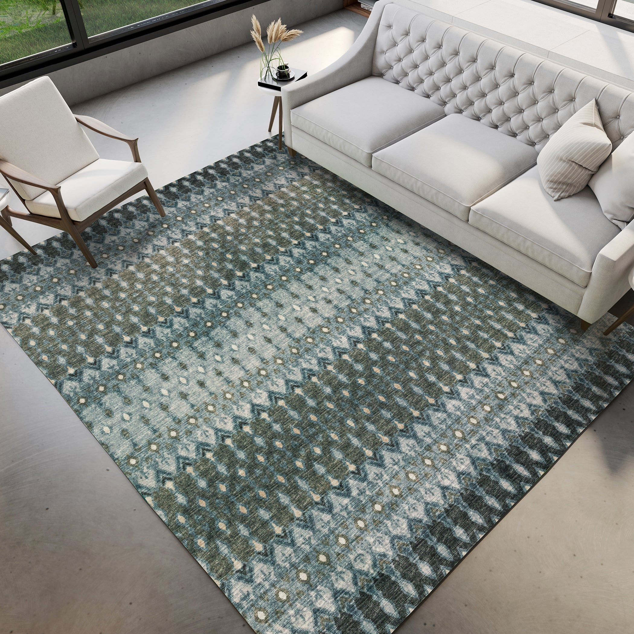 Brisbane BR1 Mineral Blue Rug