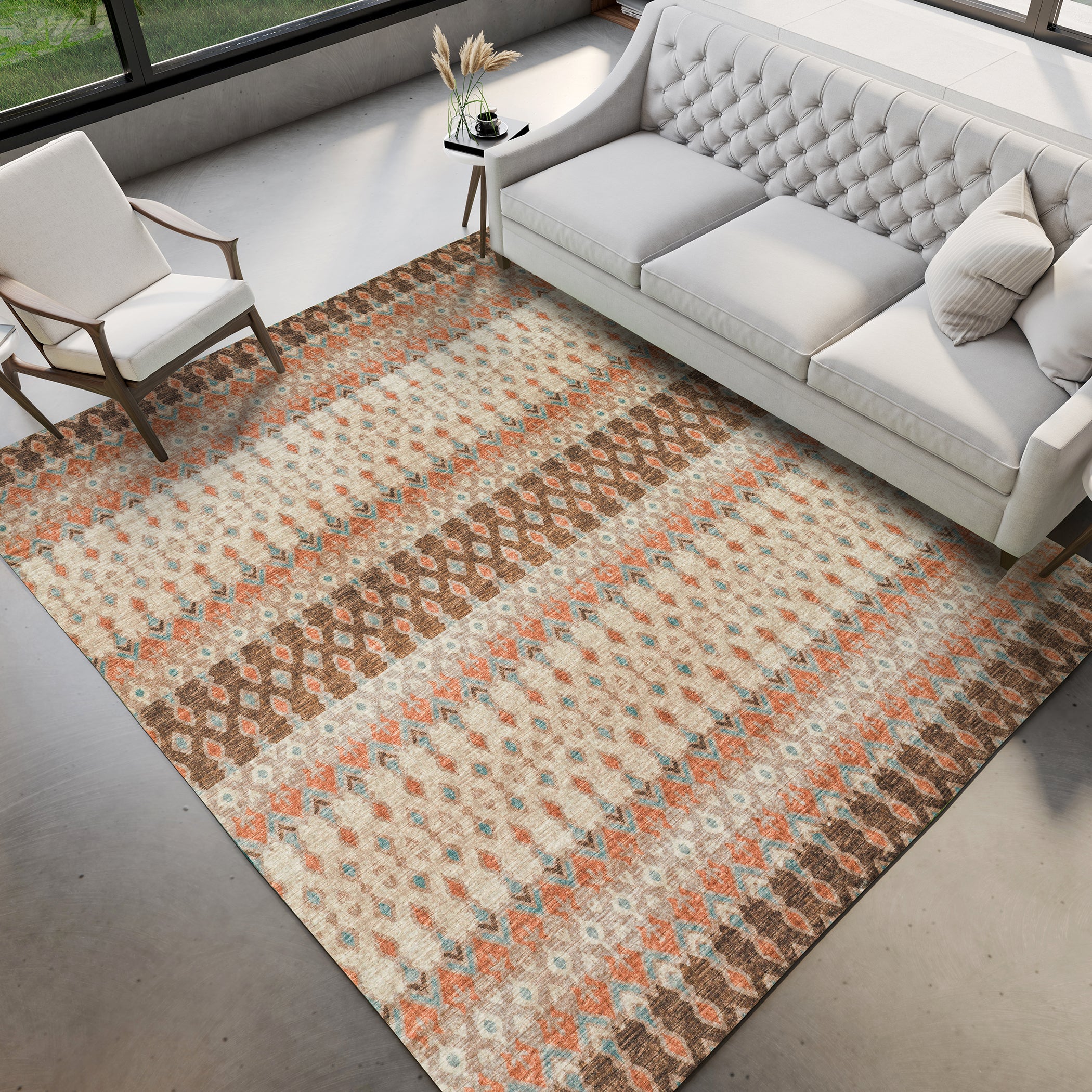 Brisbane BR1 Mocha Rug